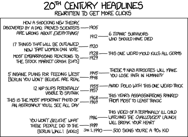 'Lists mean likes!' —XKCD